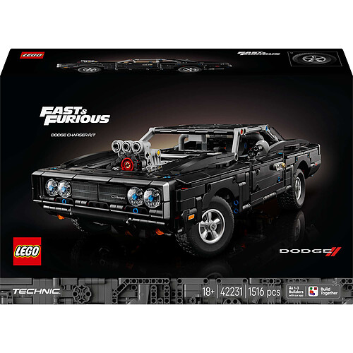 LEGO Technic 42231 Voiture Dodge Charger R/T de Fast and Furious