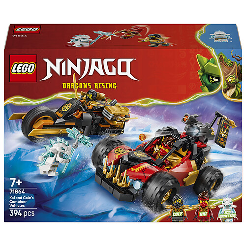 LEGO Ninjago 71864 Véhicules Combinables de Kai et Cole