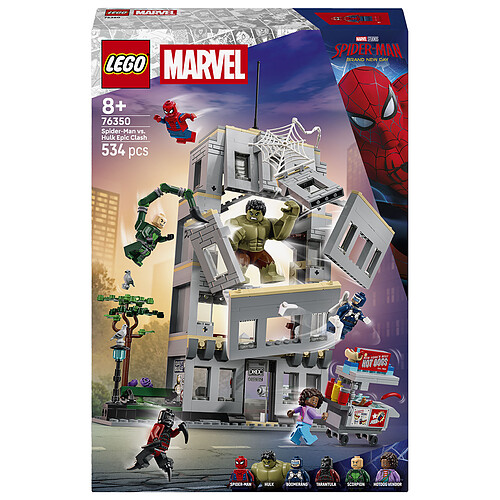 LEGO Marvel 76350 L'Affrontement Légendaire entre Spider-Man et Hulk