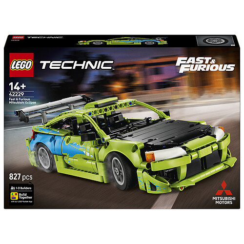 LEGO Technic 42229 Voiture Mitsubishi Eclipse de Fast and Furious