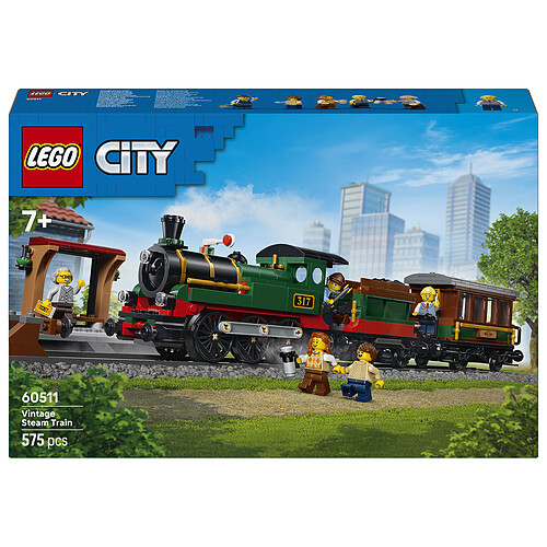 LEGO City 60511 Le Train à Vapeur Rétro
