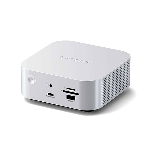 Satechi CubeDock Thunderbolt 5 avec slot SSD - Argent