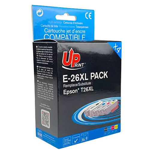 UPrint Pack de 5 Cartouches compatibles Epson T26XL
