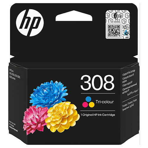 HP 308 (7FP20UE) - 3 Couleurs