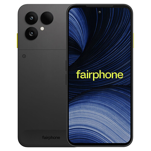 Fairphone 6+ Noir (12 Go / 256 Go)