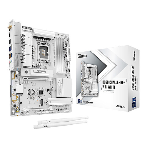 ASRock B860 Challenger WiFi White