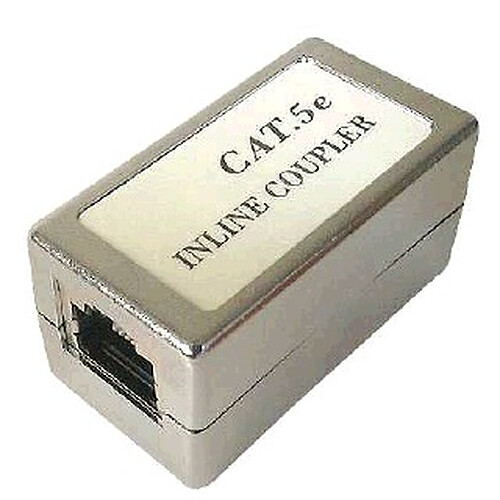 Coupleur RJ45 catégorie 5e STP femelle/femelle