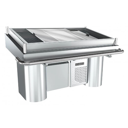 Comptoir Réfrigéré à Poisson en Inox - L 1700 mm - Combisteel