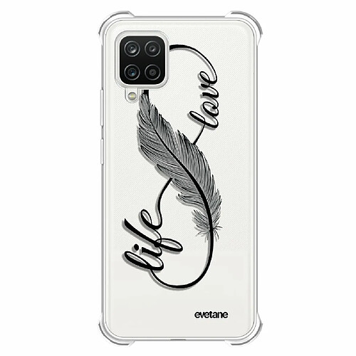 Evetane Coque Samsung Galaxy A12 silicone anti-choc souple angles renforcés transparente