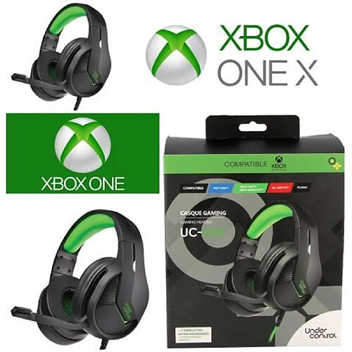 Under Control Casque Gaming Pro Spirit pour Xbox One - Series X | S - PC / Stéréo / Xbox Edition Spirit of Gamer avec oreillettes interchangeables