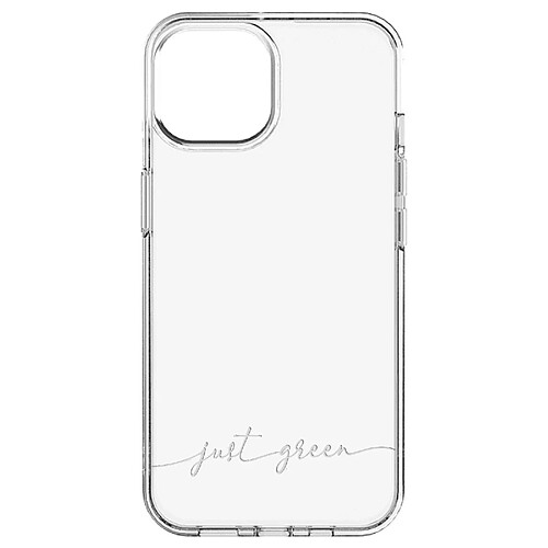 Just Green Coque iPhone 14 Recyclable Transparent