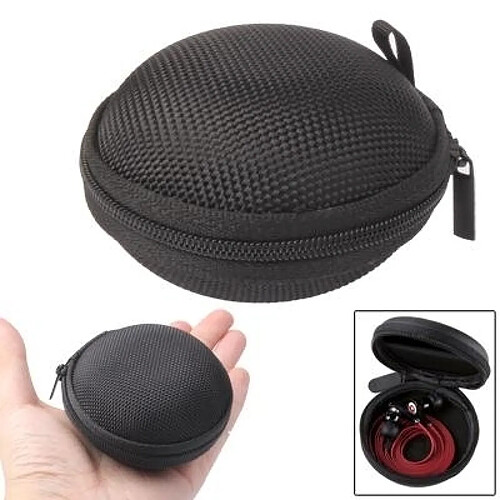 Wewoo Etui Casque / Ecouteurs noir pour / écouteur Boîte de sac de transport de style grille