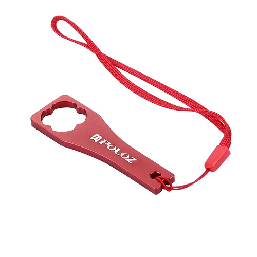 Wewoo Pour GoPro HERO6 / 43225 rouge session / 4 session / 43163 + / 3/2/3, Xiaomi et d'autres appareils-photo d'action L'alliage d'aluminium de commande numérique par ordinateur de serrent l'outil de clé de chapeau de vis