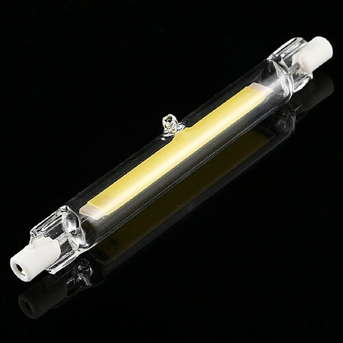 Wewoo R7S 7W 500LM 118mm COB LED ampoule de verre tube remplacement halogène lumière spotlumière blanche