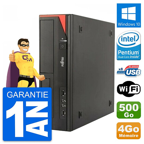 PC Fujitsu Esprimo E520 DT Intel G3220 RAM 4Go Disque Dur 500Go Windows 10 Wifi · Occasion