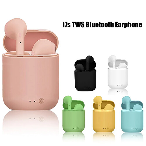 GUPBOO Livraison directe I7s TWS Bluetooth écouteurs pour téléphone intelligent casque de sport casque stéréo sans fil écouteurs intra-auriculaires en gros