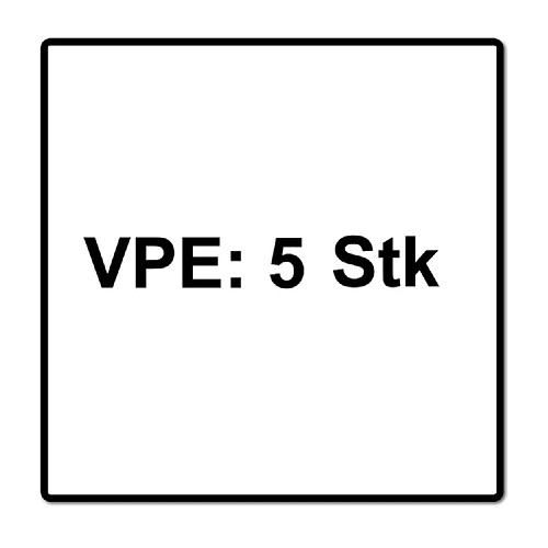 Metabo Sacs pour déchets en PE - 25 L - 5 pièces. pour ASR 2025 / ASR 25 M SC / ASR 25 L SC / ASR 36-18 BL 25 M SC (630275000)