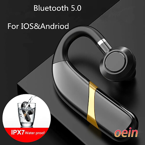 GUPBOO Casque Bluetooth mains libres X9, X10, avec microphone, commande vocale