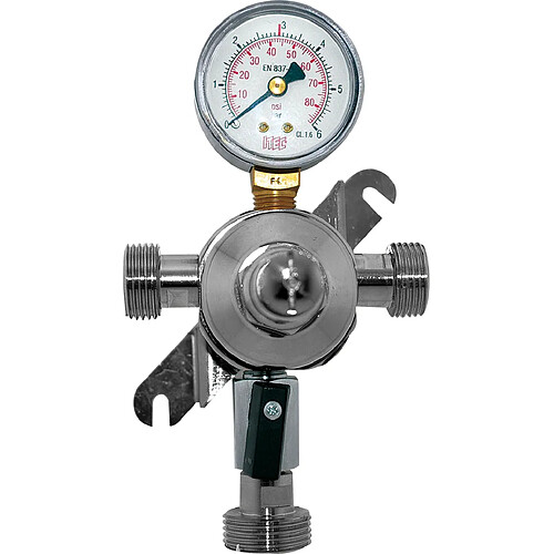 ich-zapfe Régulateur de pression intermédiaire pour CO2, N2 et gaz mixte (AFG) 7bar