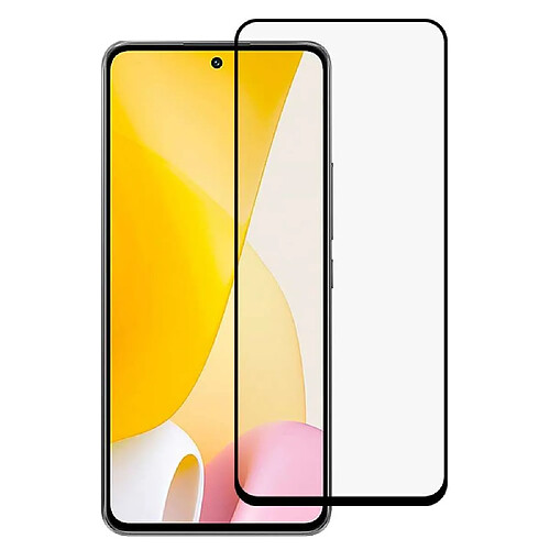 Htdmobiles Verre trempe pour Xiaomi 12 Lite 5G - film de protection incurve integral - NOIR