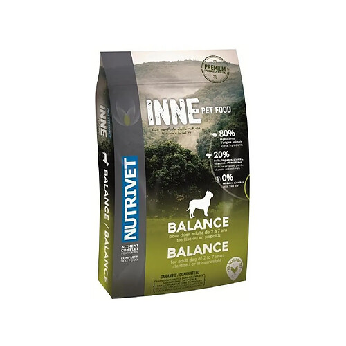 NUTRIVET Croquettes au poulet Inne Balance - Pour chien adulte stérilisé ou en surpoids - 3 kg