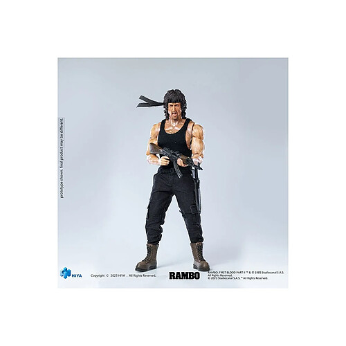 Hiya Toys Rambo - Figurine 1/12 Exquisite Super Series First Blood II John Rambo 16 cm