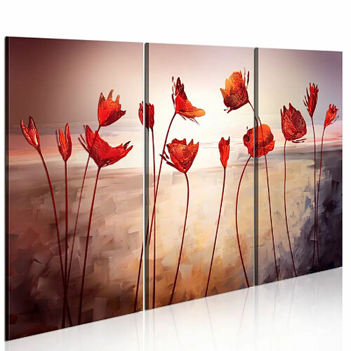 Paris Prix Tableau Imprimé Bright Red Poppies 80 x 120 cm