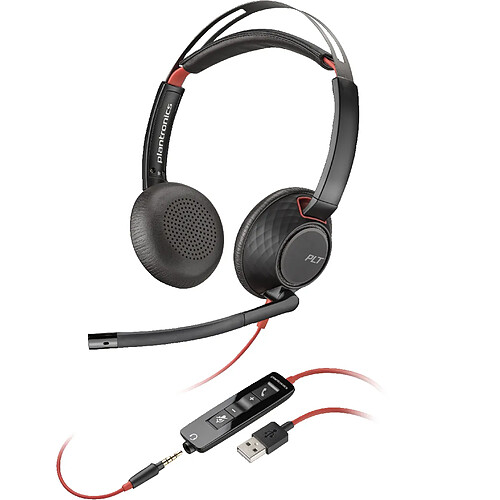 POLY Blackwire 5220 Stereo USB-A Headset