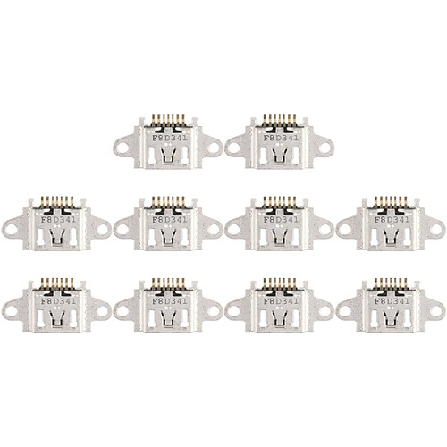 Wewoo Pièce détachée Connecteur de port chargement 10 PCS pour OPPO R7 / R7 Plus / A83 / A73 / A79 / A78