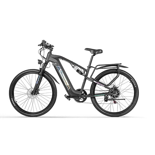 Vélo de montagne électrique Shengmilo S26 27,5 × 2,1 pouces, pneu étroit 48v 17,5ah, portée 90km