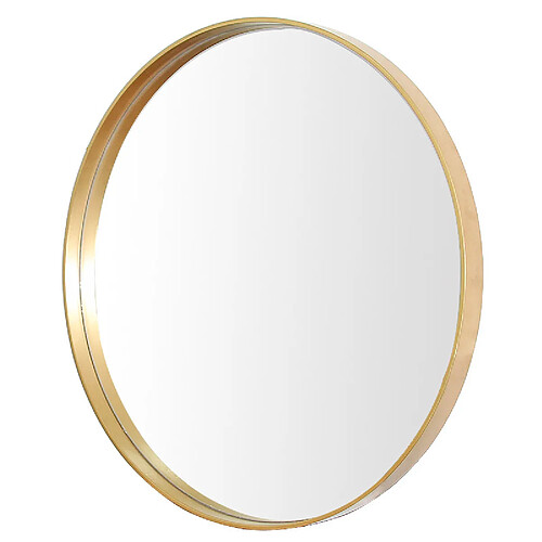 Universal Vintage simple métal rond salle de bains miroir installation murale maison chambre miroir pansement table décoration miroir de maquillage |