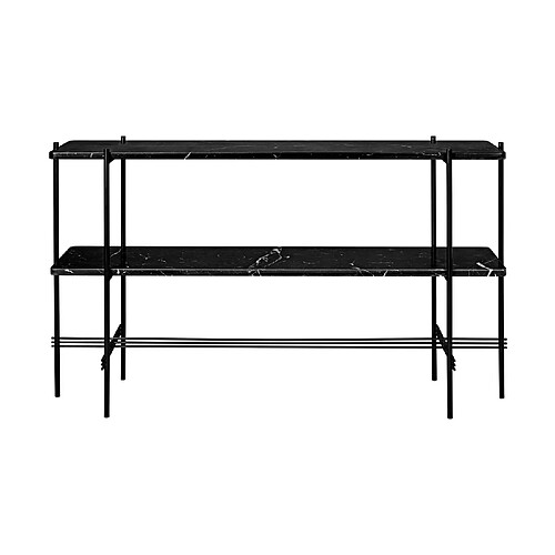 Gubi Console TS - rectangulaire - Haut - mat noir - Nero Marquina