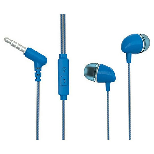 Casques avec Microphone TM Electron Bleu