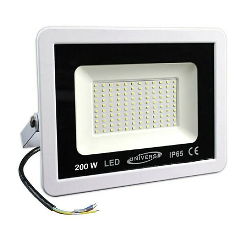 Tradex LED EXTÉRIEUR IP65 BLANC 200 WATT LUMIÈRE FROIDE 6500K F200W-BF1