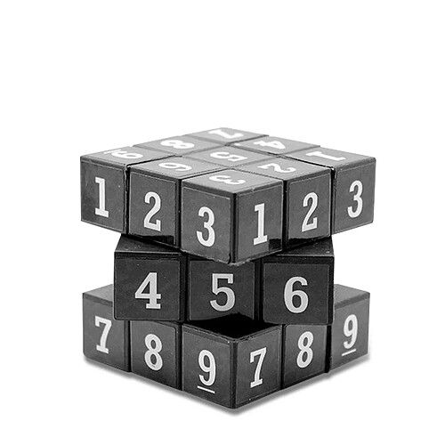 Totalcadeau Jeu cube sudoku magique Casse-tête