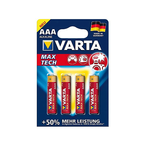 Pile VARTA MAX TECH AAA, 4-er Blister DE