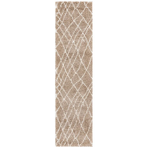 Hadorn Tapis shaggy 305x80 brun Lachen Fence