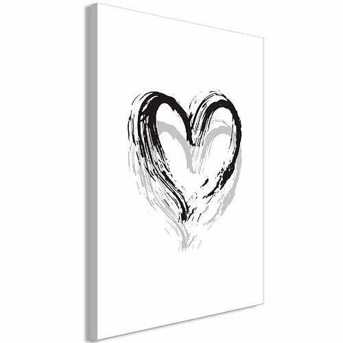 Paris Prix Tableau Imprimé Brush Heart 60 x 90 cm