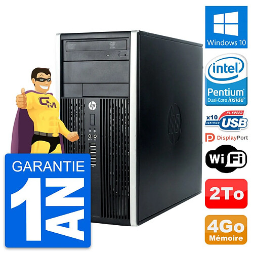 PC Tour HP Compaq Pro 6300 CMT Intel G630 RAM 4Go Disque Dur 2To Windows 10 Wifi · Occasion