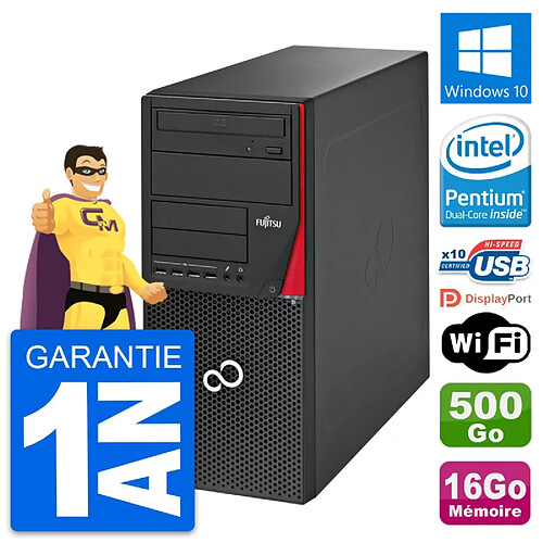 PC Tour Fujitsu Esprimo P720 Intel G3220 RAM 16Go Disque 500Go Windows 10 Wifi · Occasion