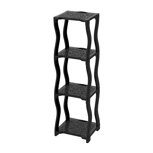 Ac-Deco Etagère - Poker - 35 x 30 x 127 cm - Noir