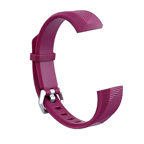 Wewoo Bracelet pour montre connectée Dragonne en silicone enfants FITBIT ACE rouge violacé