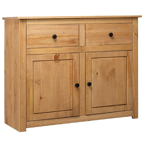 Maison Chic Buffet,Meuble de Rangement,commode pour salon,Cuisine 93x40x80 cm Pin solide Assortiment Panama -MN51124