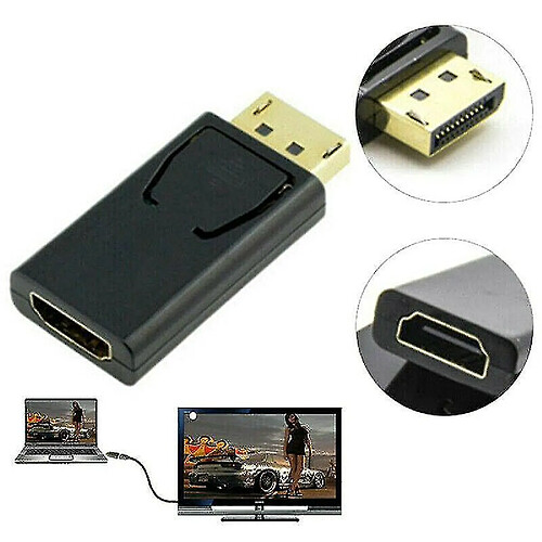 Universal Display Port DP mâle à HDMI femelle adaptateur plat connecteur convertisseur pour PC outil