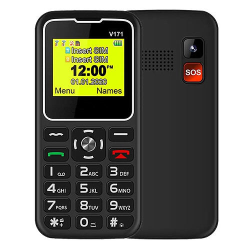 Yonis Téléphone Portable 1.77 Pouces 1000mAh Dual SIM