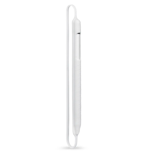 Wewoo Apple Pencil Shuffproof Soft Silicone Capuchon de protection Housse de pour iPad Pro 9.7 / 10.5 / 11 / 12.9 Accessoires Blanc