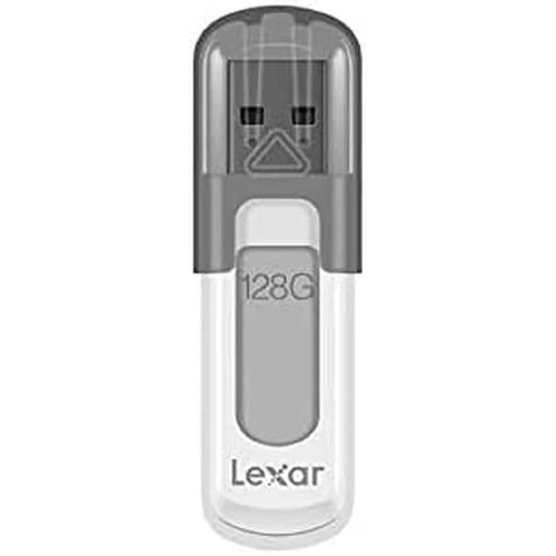 Clé USB Lexar JumpDrive V100 Blanc Blanc/Gris 128 GB