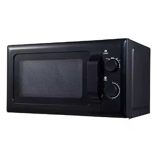 Crown CDMO-2066B four à micro-ondes, fonction de dégivrage, 6 étapes de puissance, 30 'minuterie, 20 litres, 700 W, noir