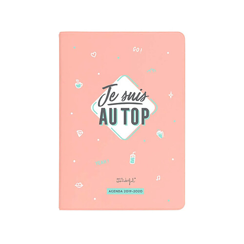 Mr Wonderful Agenda Classique Petit Format 2019-2020 Modèle Journalier