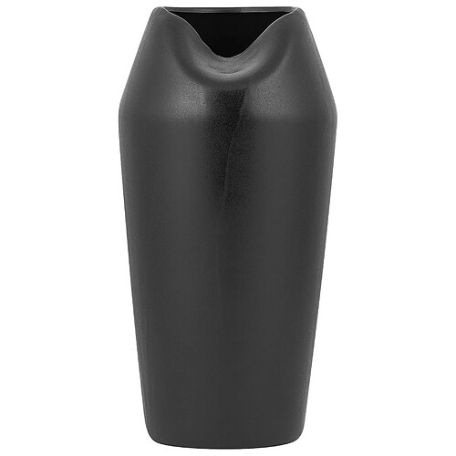 Beliani Vase décoratif APAMEA Céramique 33 cm Noir